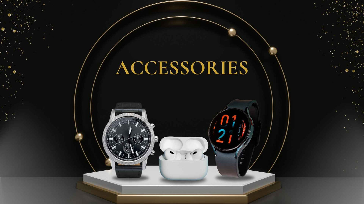 smartwatch and airpods collection