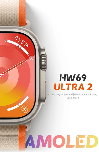 HW69 Ultra 2 Smart Watch | 2.1 inch Display - Zenaural