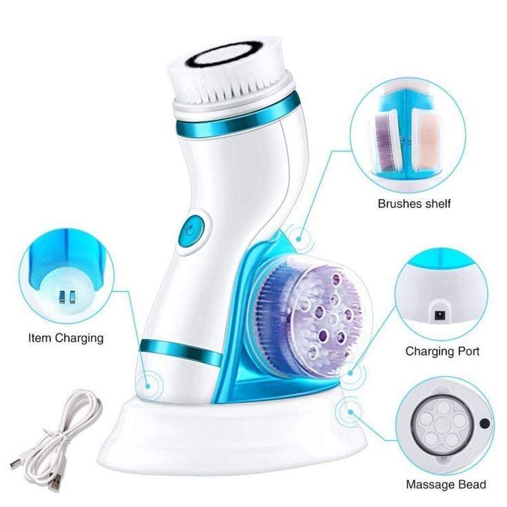 4 In 1 Electric Face Cleansing Massager Zen Aural