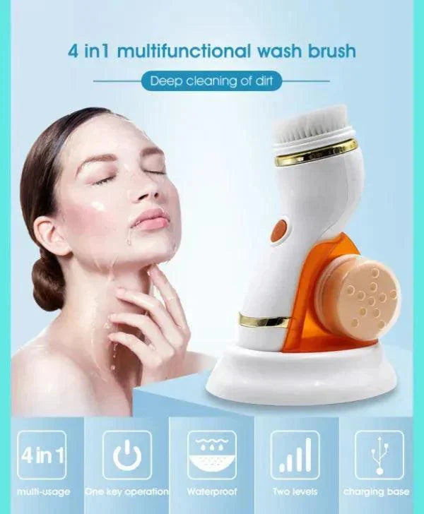 4 In 1 Electric Face Cleansing Massager Zen Aural