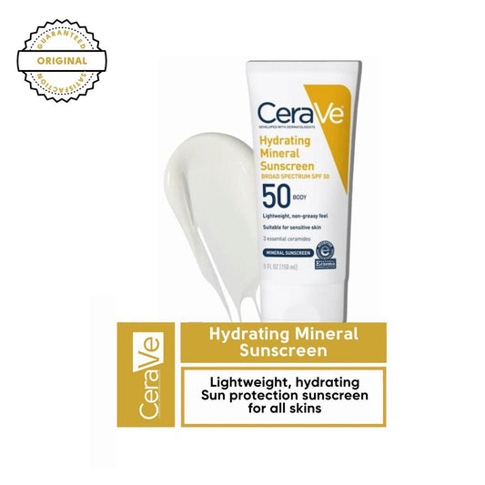 CeraVe Hydrating Mineral Sunscreen SPF50 - Zen Aural