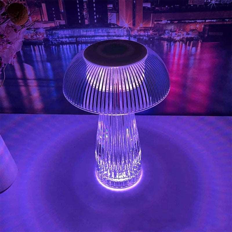 Crystal Mushroom Night Table Lamp Zen Aural