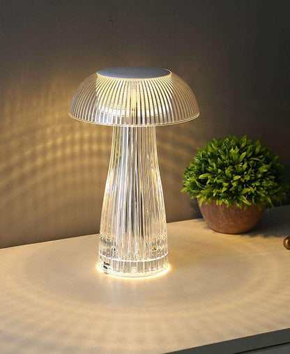 Crystal Mushroom Night Table Lamp Zen Aural