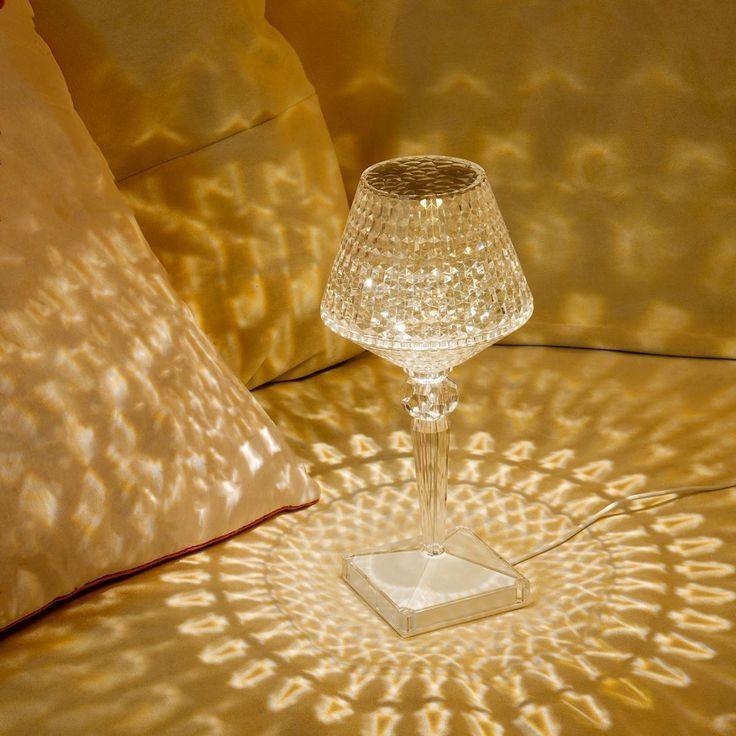 Crystal Rose Table Lamp Zen Aural