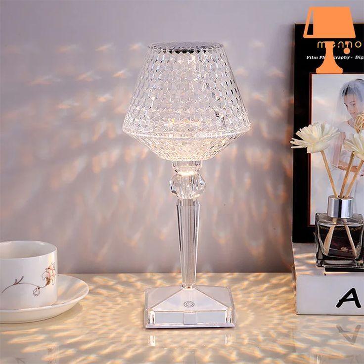 Crystal Rose Table Lamp Zen Aural