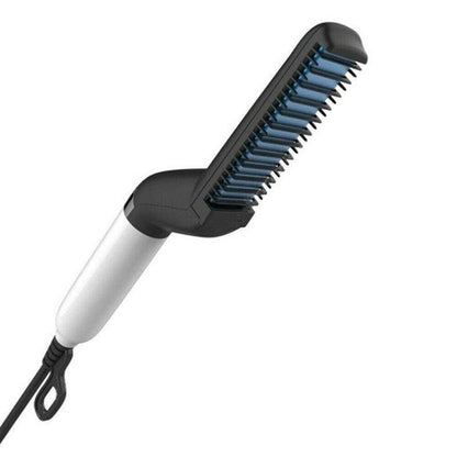 Electric Hair & Beard Straightener Brush Zen Aural