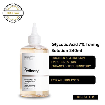 Glycolic Acid 7% Toning Solution 240ml - Zen Aural