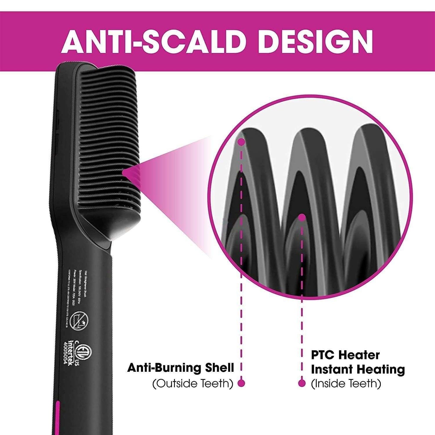 Hair Straightener Comb Zen Aural