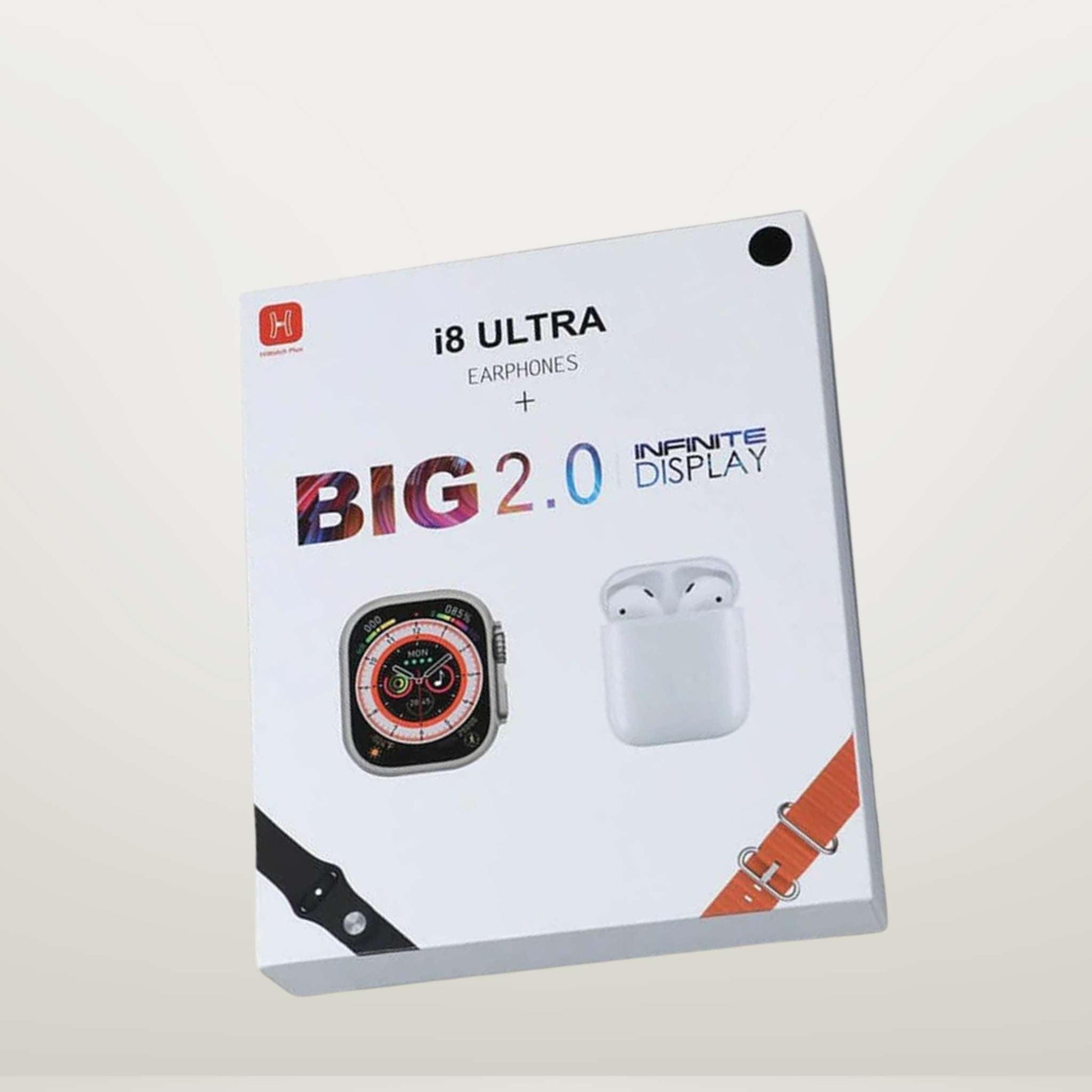 i8 Ultra Series 8 Big 2.0 Sport Fitness Tracker Smartwatch + Free Airpods - Zen Aural