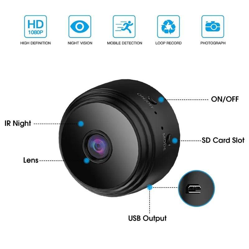 Mini Wifi Camera With A9 Surveillance Security Zen Aural