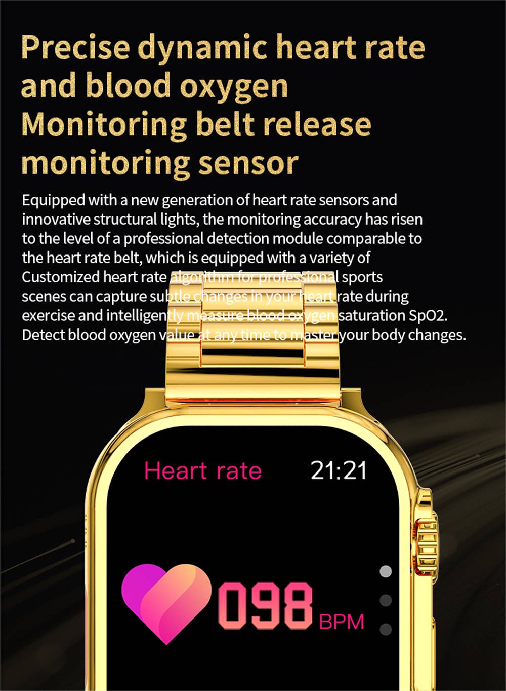 S9 Ultra 2 Smart Watch Golden Edition - Zenaural