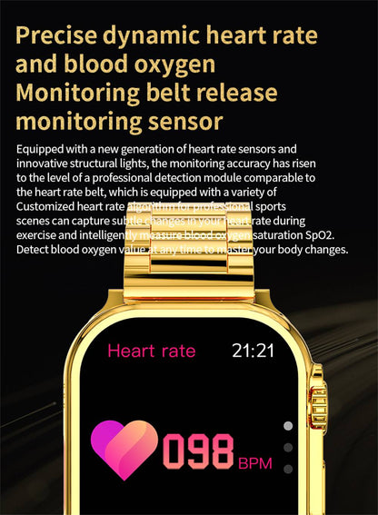 S9 Ultra 2 Smart Watch Golden Edition - Zenaural