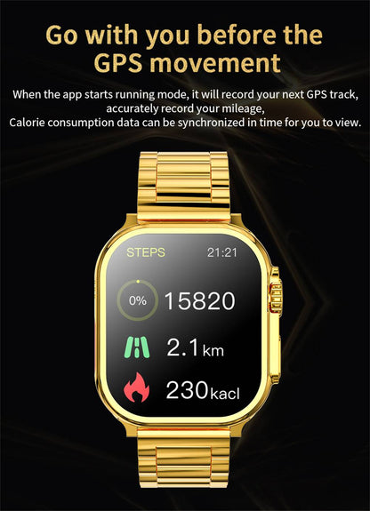 S9 Ultra 2 Smart Watch Golden Edition - Zenaural