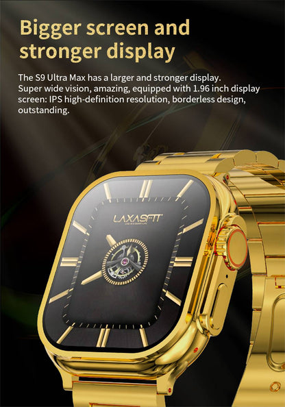 S9 Ultra 2 Smart Watch Golden Edition - Zenaural