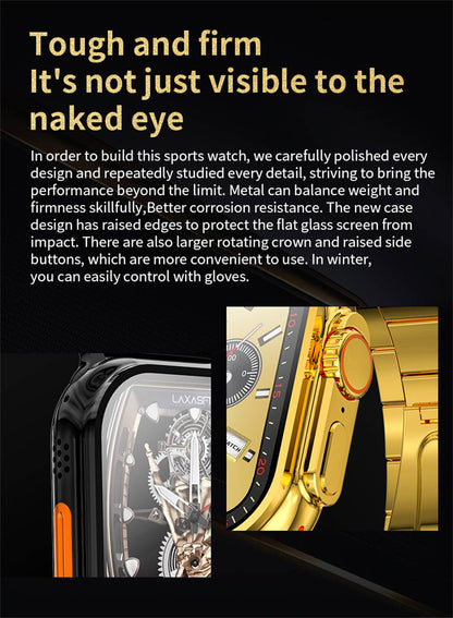 S9 Ultra 2 Smart Watch Golden Edition - Zenaural