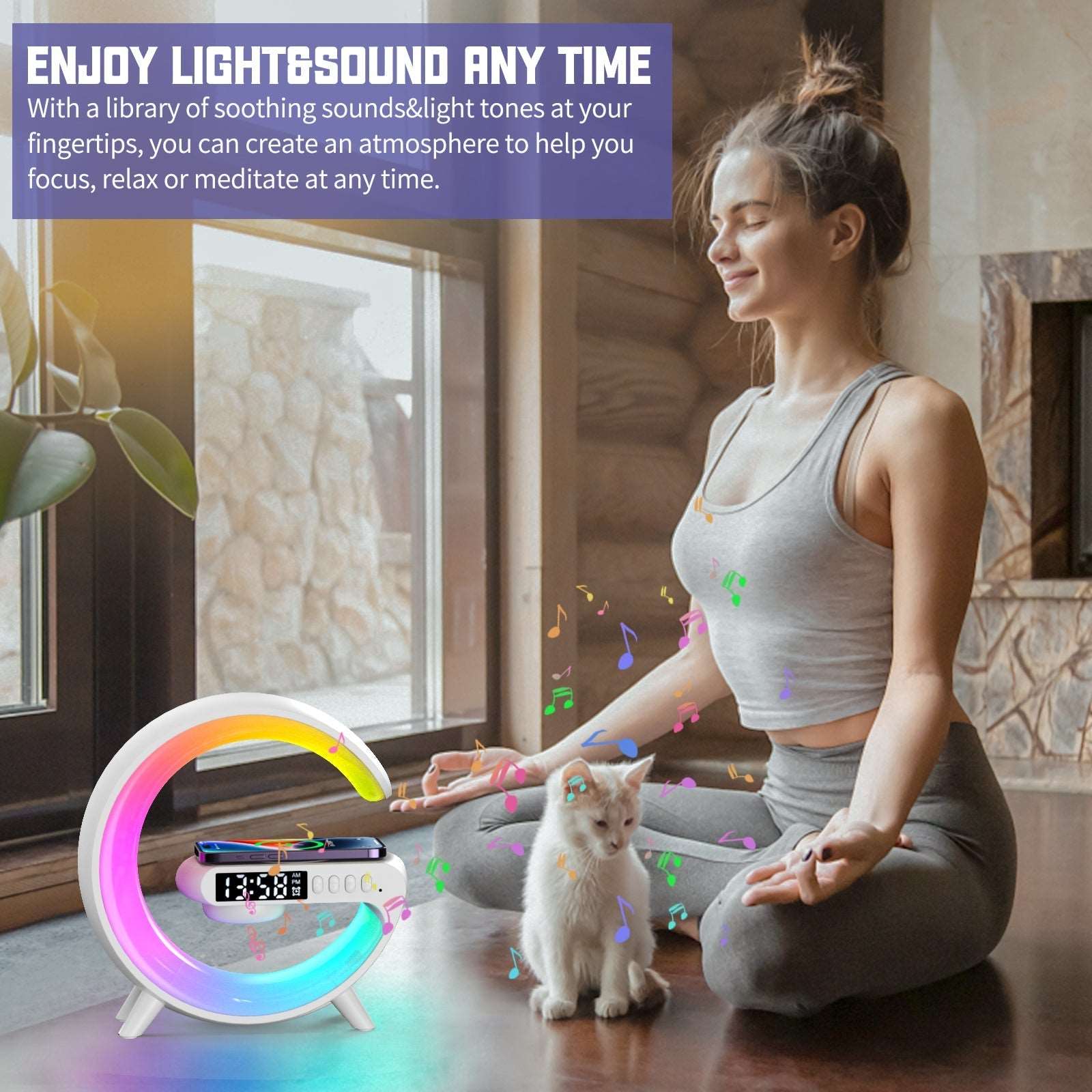 Smart G Shape Lamp + Bluetooth Speaker Zen Aural