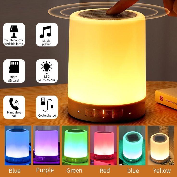 Touch Led Bluetooth Speaker Lamp Zen Aural