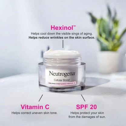 Neutrogena Cellular Boost Anti Ageing Day Cream SPF 20 (50ml)